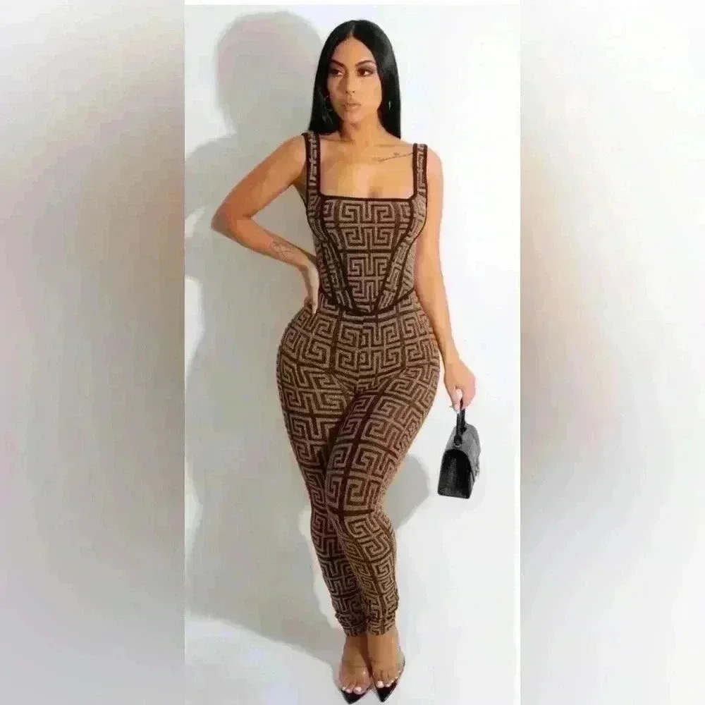 Never worn Metallic PantSuit - Picture 1 of 4
